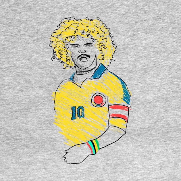 Carlos Valderrama by juanc_marinn